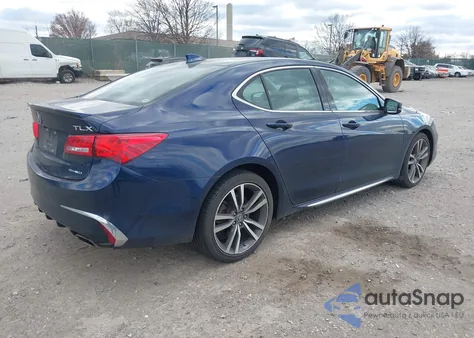 2019 Acura Tlx Advance Pkg из США, поврежденный, VIN 19UUB3F82KA002731